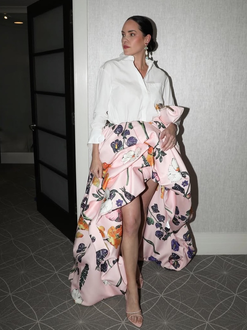 Leo Lin Fiorella Embellished Voluminous Skirt - Picture 12 of 16